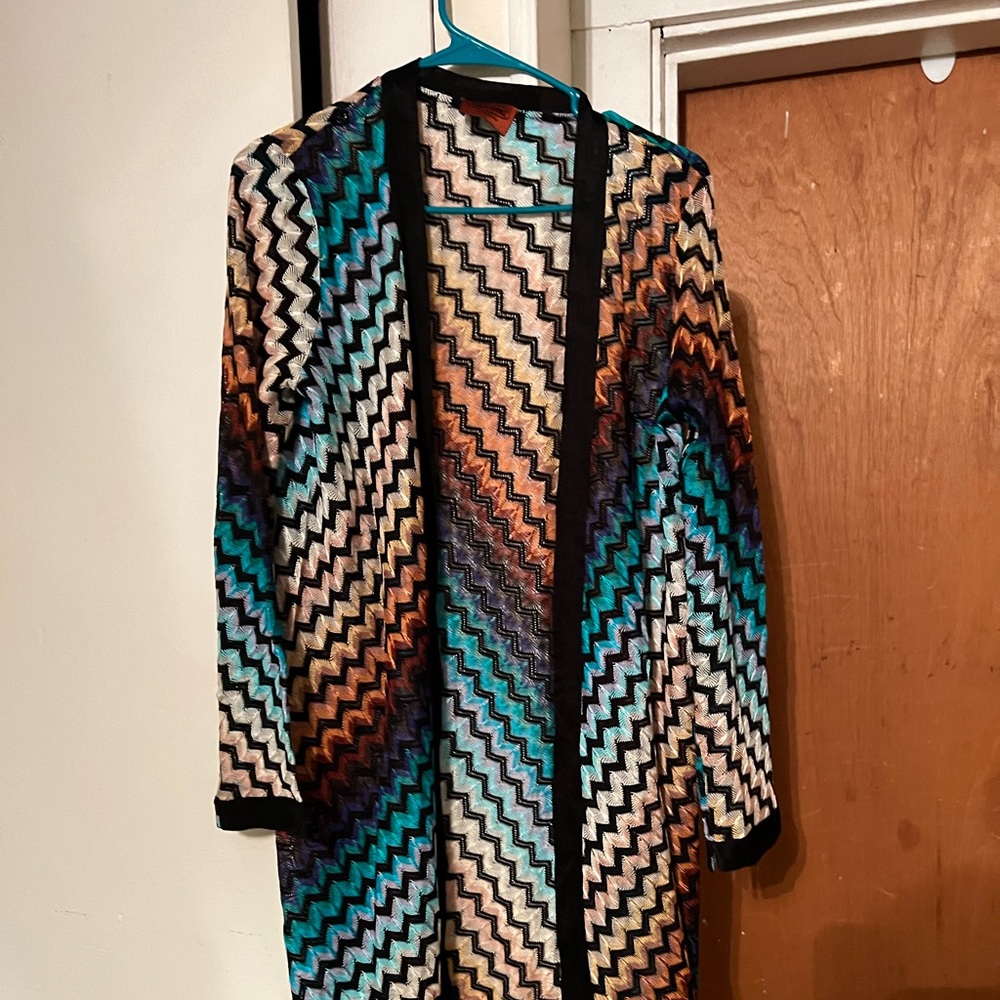 Missoni Long Open Front Sweater
